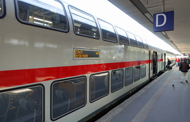 1st class on an IC2 intercity train