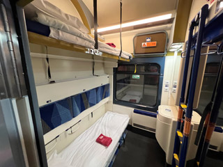 2-bed sleeper from Berlin to Budapest