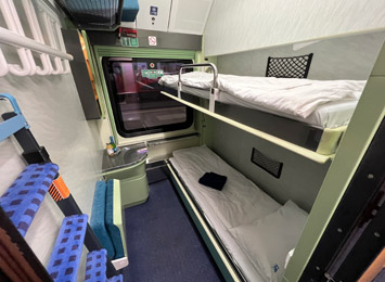 The sleeper train from Zurich to Budapest