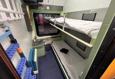 The sleeper train from Munich to Budapest