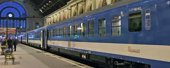 The sleeper train to Budapest