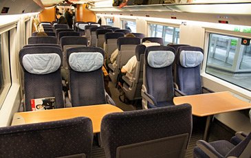 ICE2 train, 2nd class