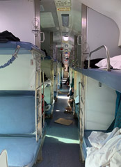 AC3 sleeper aisle