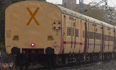 Indian trains:  Sleeper class car 