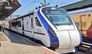 Train travel in India Vande Bharat express