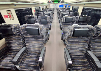 Executive Chair class on a Vande Bharat Express