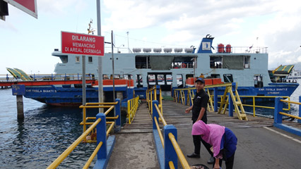 Ferry to Bali boarding at Ketapang