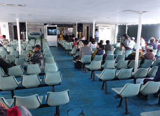 Seats on the ferry