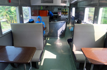 Catering car on the Argo Bromo Anggrek