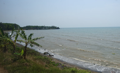 Coastline seen from the train