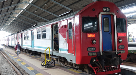 Prameks train at Yogyakarta