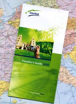 InterRail train passes come with a guide & free European rail map