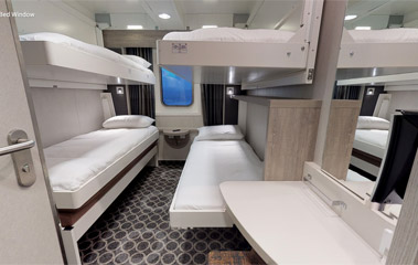 Irish Ferries' WB Yeats club cabin