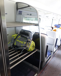 Train travel inIreland:  New intercity railcar at Limerick