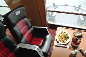 Premium lounge on the ferry 'Ben My Chree'
