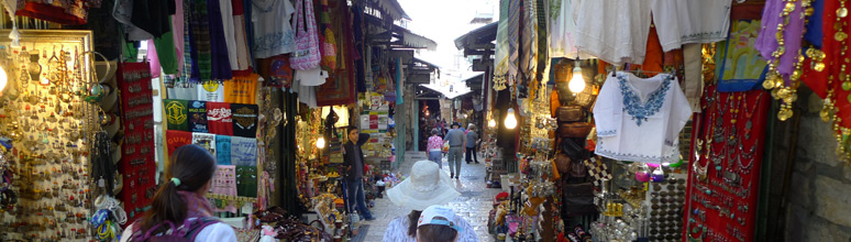 souks van de oude stad