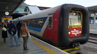 Train to Jeruslaem at Tel Aviv HaHagana