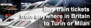 Buy train tickets to Italy