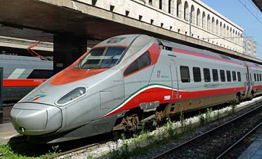 Trenitalia ETR600 'Frecciargento' train at Verona