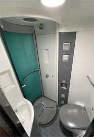 Premium sleeper en suite toilet & shower