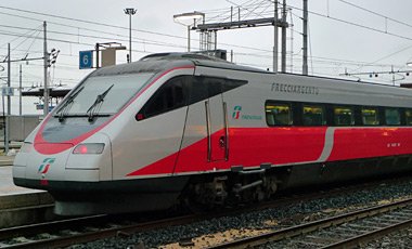 Trenitalia ETR485 Frecciargento train at Verona