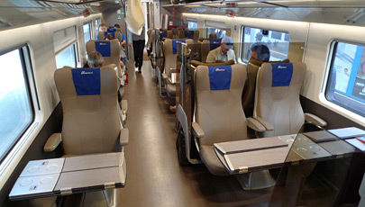 Frecciarossa 1000 Business class seats