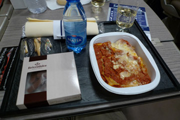 At-seat meal on Frecciarossa 1000