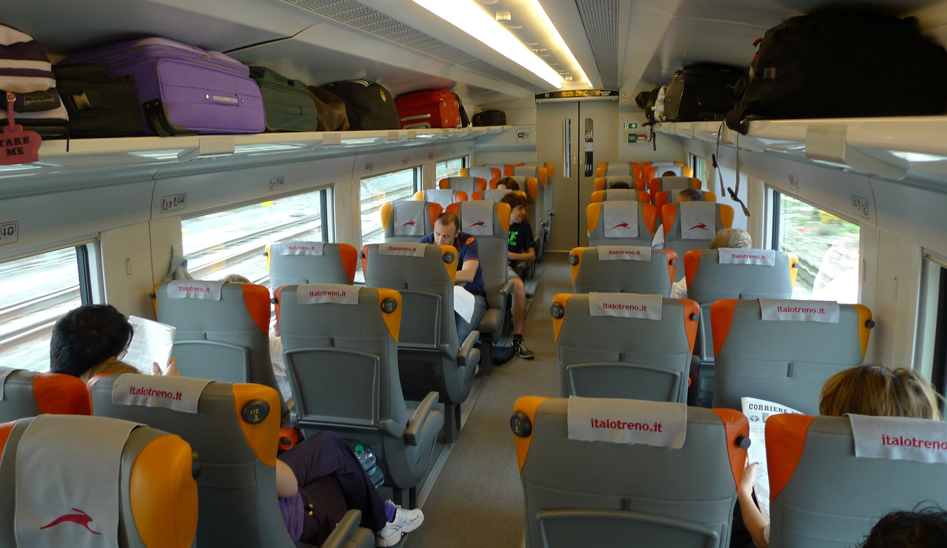 Italo Train Seating Chart