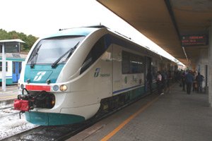Local train from Florence to Siena