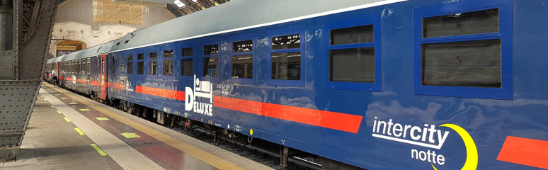 Milan to Sicily sleeper train
