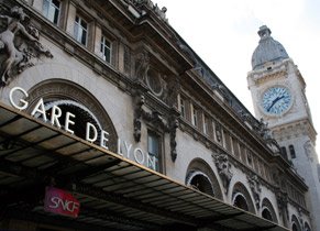 Paris Gare de Lyon, from where the TGV trains to Barcelona leave