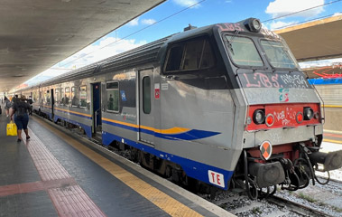 Regional train from Florence to Pisa