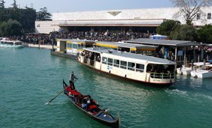 Santa Lucia railway station in Venice...