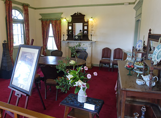 Inside a European villa, Glover Garden