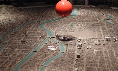 City model inside the museum