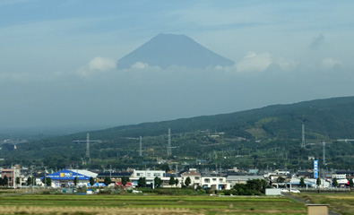 Mt Fuji in the mist