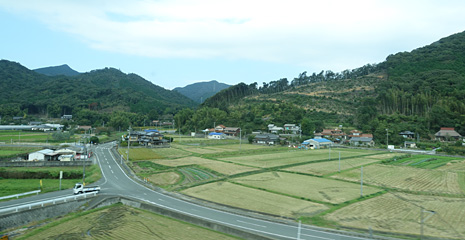 Scenery from the shinkansen