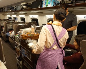 Shinkansen refreshment trolley