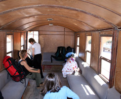 Inside the Jordanian train from Deraa to Amman