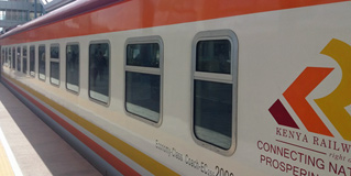 New Nairobi to Mombasa SGR train