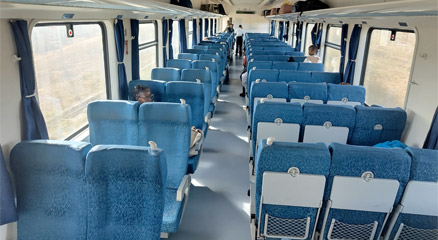First class seats on SGR Nairobi-Mombasa train