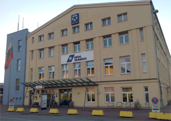 Ferry check-in at Kiel