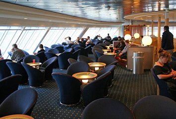 Martello Club lounge on the Ulysses