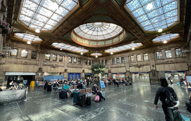 The station ticket hall