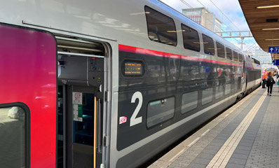 An TGV Duplex at Luxembourg