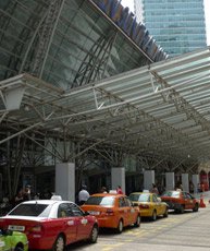 KL Sentral station, main entrance & taxi rank