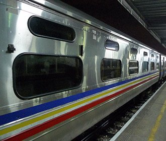 2nd class sleeper on the Kuala Lumpur-Singapore night train