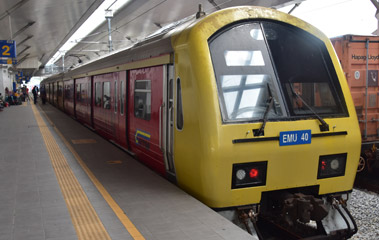 KTM Komuter trains from Padang Besar to Butterworth