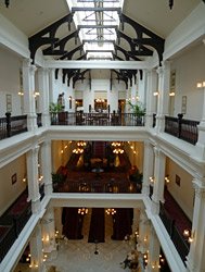 Raffles Hotel, main building lobby