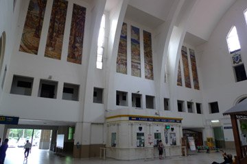 Inside Singapore station